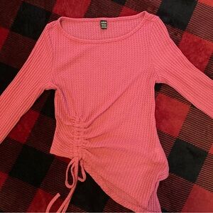 SHEIN long sleeve waffle shirt